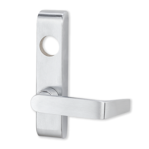 373L-BE-06 US26 LHR - Von Duprin Grade 1 Passage 06 Lever Trim, For Use With 88 Series Exit Devices, Bright Chrome Finish, Left-Hand Reverse