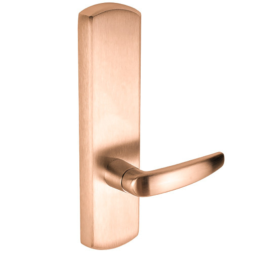 996L-BE-07-M US10 LHR - Von Duprin Grade 1 Passage 07 Lever Trim, For Use With 98/99 Series Mortise Exit Devices, Satin Bronze Clear Coated Finish, Left-Hand Reverse