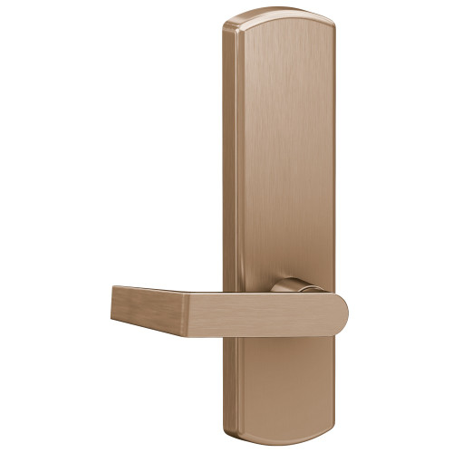 996L-BE-06-M US10 LHR - Von Duprin Grade 1 Passage 06 Lever Trim, For Use With 98/99 Series Mortise Exit Devices, Satin Bronze Clear Coated Finish, Left-Hand Reverse