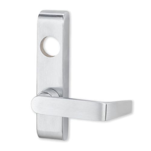 E376L-BE-06 US10 FSE RHR - Von Duprin Grade 1 Electric Passage 06 Lever Trim, Fail Secure, For Use With 5547 Series Exit Devices, Satin Bronze Clear Coated Finish, Right-Hand Reverse
