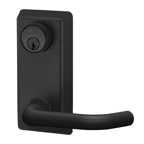 230L-03 622 LHR - Von Duprin Grade 1 Lever Trim, Classroom Function, 03 Lever with Escutcheon, Flat Black Coated Finish, Left Hand Reverse