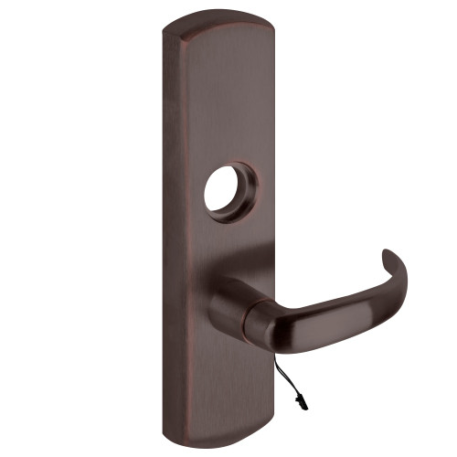 M996L-BE-17-M 643E RHR - Von Duprin Grade 1 Motorized Passage 17 Lever Trim, For Use With 98/99 Series Mortise Exit Devices, Aged Bronze Finish, Right-Hand Reverse