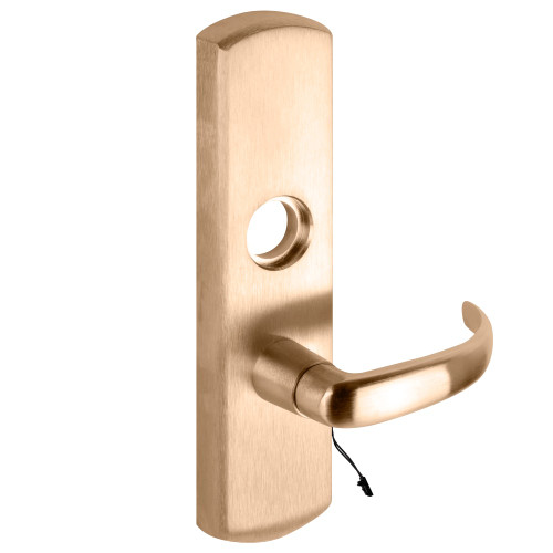 M996L-BE-17-M US10 LHR - Von Duprin Grade 1 Motorized Passage 17 Lever Trim, For Use With 98/99 Series Mortise Exit Devices, Satin Bronze Clear Coated Finish, Left-Hand Reverse