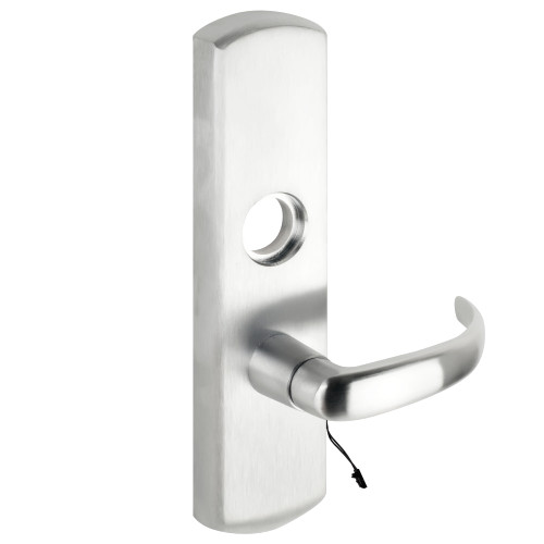 M996L-BE-17-M US26 RHR - Von Duprin Grade 1 Motorized Passage 17 Lever Trim, For Use With 98/99 Series Mortise Exit Devices, Bright Chrome Finish, Right-Hand Reverse