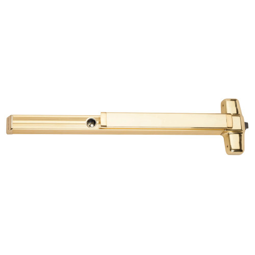 CD99DT 3 US3 Von Duprin Concealed Door (CD) 99 Series Dummy Trim Surface Vertical Rod Exit Device Bright Brass