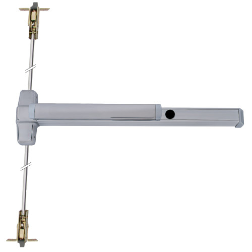 CD9947L-KC-06 3 US28 LHR Von Duprin 99 Series Key Capture Concealed Vertical Rod Exit Device in Anodized Aluminum