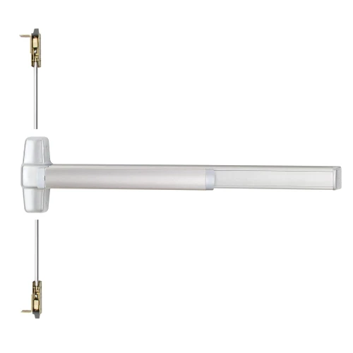 RXQEL9847L-KC-02-F 3 26D LHR Von Duprin 98 Series Key Capture Fire Rated Concealed Vertical Rod Exit Device in Satin Chrome