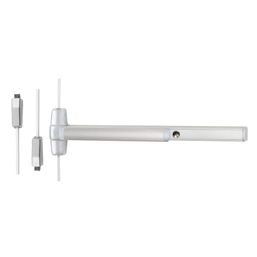 CD9827L-02 3 26D RHR Von Duprin 98 Series Classroom Surface Vertical Rod Exit Device in Satin Chrome