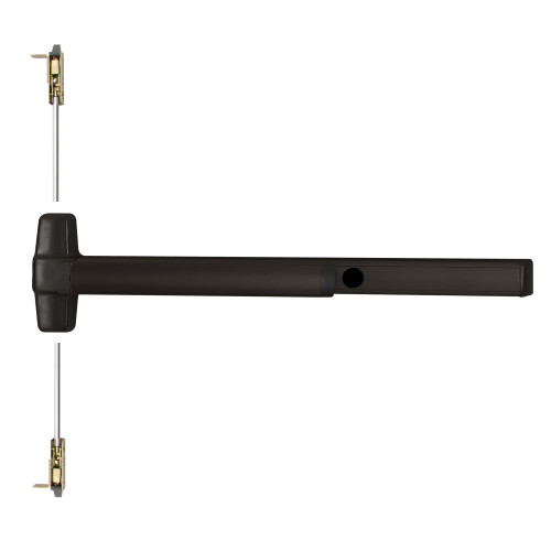 CD9847L-KC-17 3 643E RHR Von Duprin 98 Series Key Capture Concealed Vertical Rod Exit Device in Aged Bronze