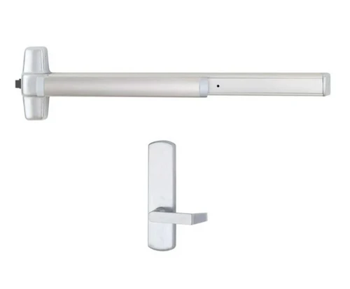 9875L-BE-06 3 US28 RHR Von Duprin 98 Series Passage Mortise Lock Exit Device in Anodized Aluminum