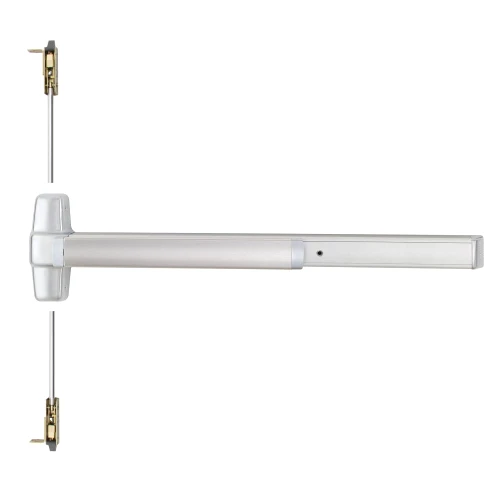 RX9847L-DT-03 3 26D RHR Von Duprin 98 Series Dummy Trim Concealed Vertical Rod Exit Device in Satin Chrome