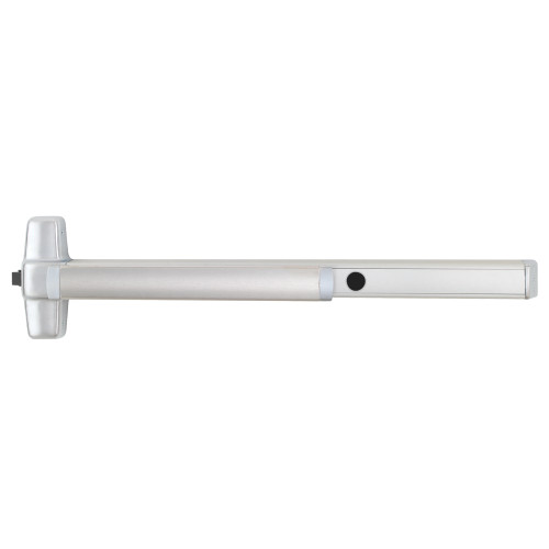 CD98L-NL-12 3 US28 LHR Von Duprin 98 Series Night Latch Rim Exit Device in Anodized Aluminum