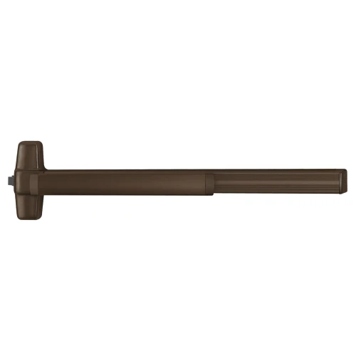 RXQEL99L-NL-03-F 4 313 RHR Von Duprin 99 Series Night Latch Fire Rated Rim Exit Device in Duranodic Dark Bronze
