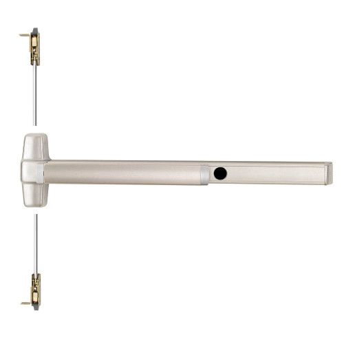 CD9847L-BE-02 3 32D LHR Von Duprin 98 Series Passage Concealed Vertical Rod Exit Device in Satin Stainless Steel