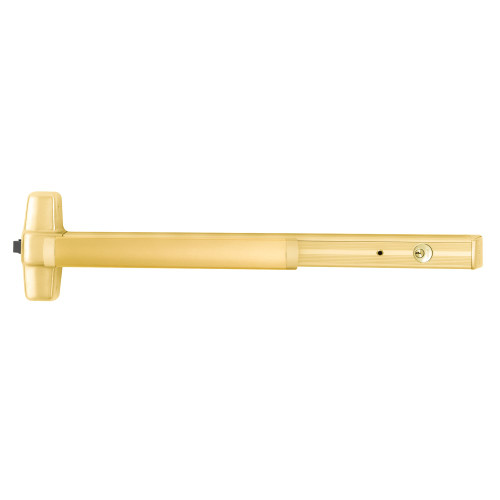 CXA99L-KC-05 4 3 RHR Von Duprin 99 Series Key Capture Rim Exit Device in Bright Brass