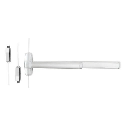 LD9827L-02 3 US26 LHR Von Duprin 98 Series Classroom Surface Vertical Rod Exit Device in Polished Chrome