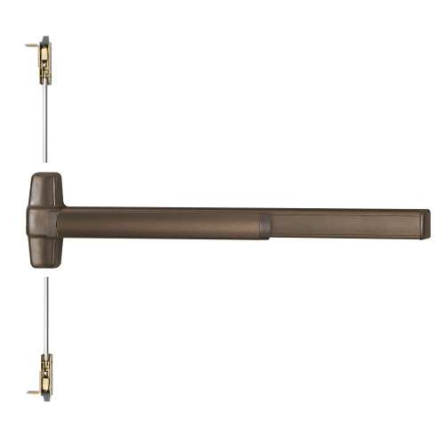 RXQEL9847L-KC-06-F 4 US10B R Von Duprin 98 Series Key Capture Fire Rated Concealed Vertical Rod Exit Device in Oil Rubbed Bronze