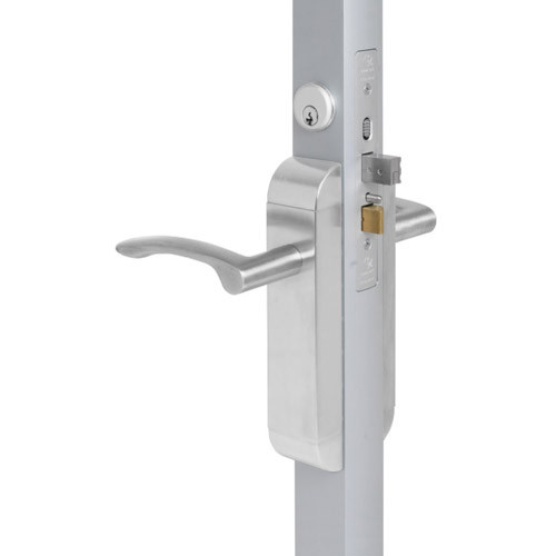2190-411-302-32D Adams Rite Dual Force Interconnected 2190 series Deadlock/Deadlatch in Satin Stainless