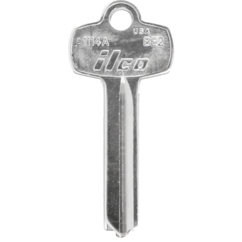 A1114C Ilco ILCO BEST IC C KEYBLANK BEST IC C KEYBLANK NICKEL PLATED - Kaba Ilco