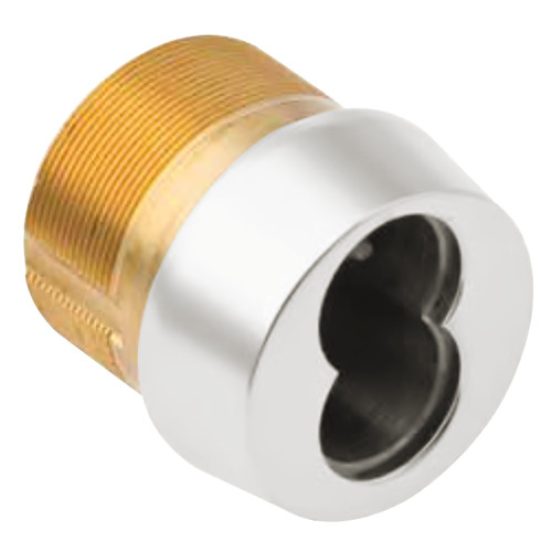 R28407-1-26 Ilco SFIC Mortise Housing 6/7-Pin in Bright Chrome - Kaba Ilco