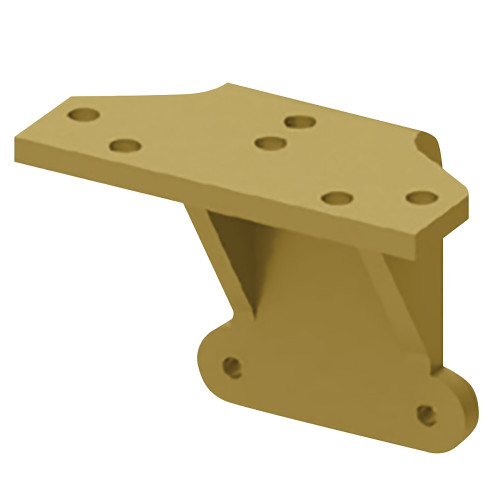 LCN 1260 Track Shoe Assembly in Bright Brass