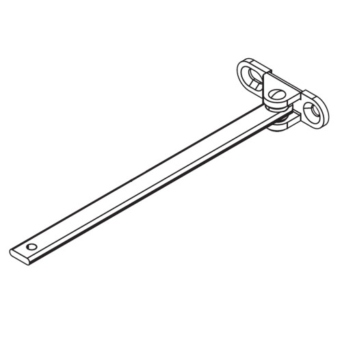 LCN 1260 Bumper in Bright Brass