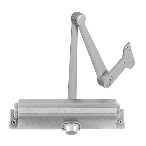 LCN 1261 with Hold Open Extra Duty Arm Slim Cover in Aluminum