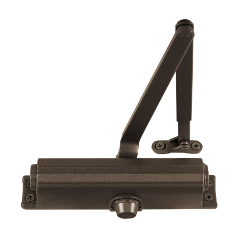 LCN 1261 with Hold Open Long Arm Slim Cover in Dark Bronze