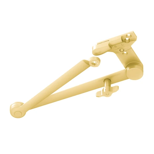 LCN 1450 Spring CUSH-N-Stop Assembly in Bright Brass