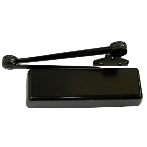 LCN 4111 with Extra Duty Arm Metal Cover in Dark Bronze