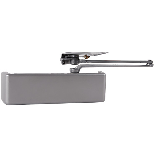 LCN 4111 with Friction Latch Arm in Aluminum