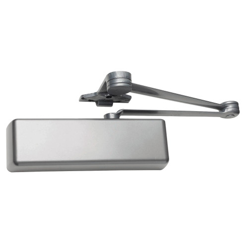 LCN 4111 with Spring Cushion Arm in Satin Chrome