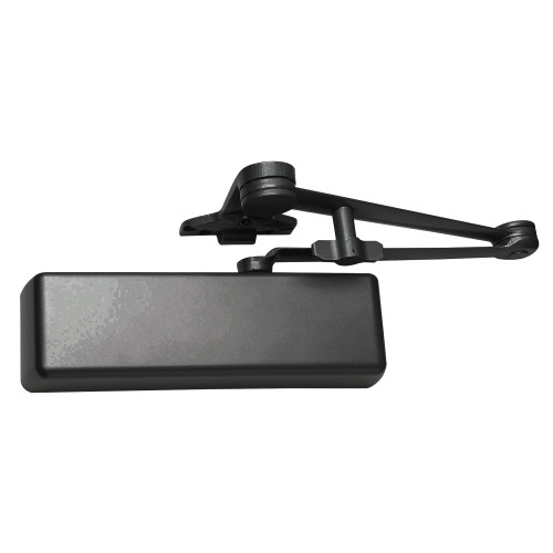 LCN 4111 with Spring Hold Open Cushion Arm in Black