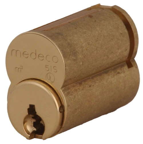 320201W-26-G3S Medeco Medeco3 6-Pin LFIC Core G3 Keyway Sub-Assembled in Satin Chrome