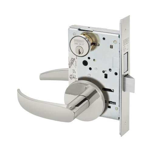 8205-OA-26D-RH Sargent 8200 Series Entry/Office Fire Rated Mortise Lock in Satin Chrome