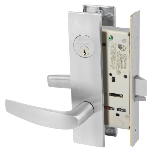 8237-LW1B-26D Sargent 8200 Series Classroom Mortise Lock in Satin Chrome