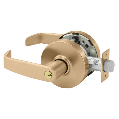 10XG04-LL-10 Sargent 10X Storeroom Cylindrical Lock in Satin Bronze