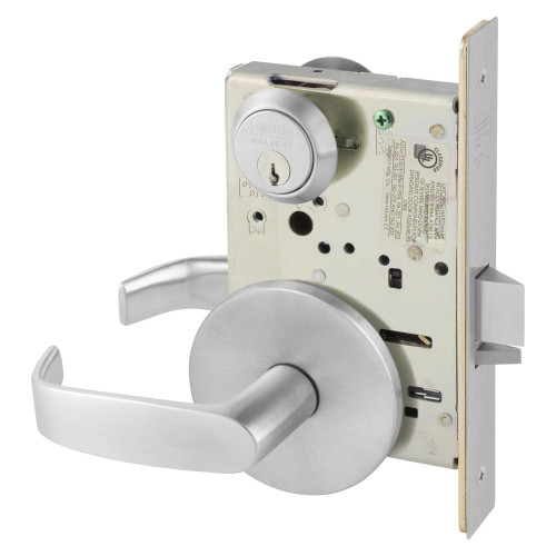 8238-LL-26D Sargent 8200 Series Classroom Mortise Lock in Satin Chrome
