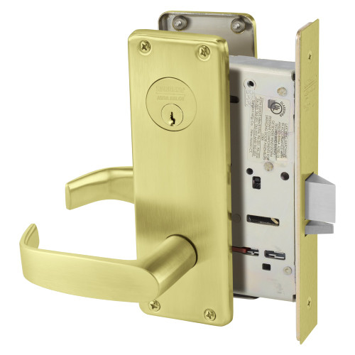 8204-WTL-4 Sargent 8200 Series Storeroom Mortise Lock in Satin Brass