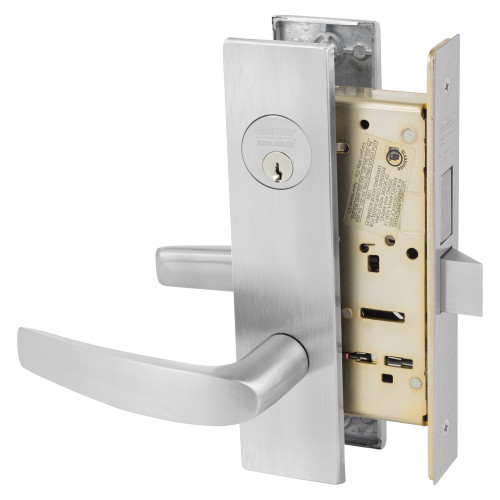 8225-LW1B-26D Sargent 8200 Series Dormitory Mortise Lock in Satin Chrome