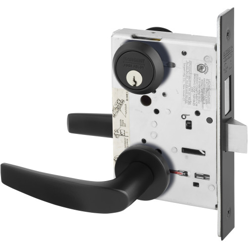 8226-LNB-BSP Sargent 8200 Series Mortise Lock in Black Suede