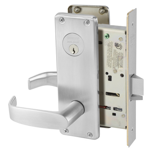 8205-WTL-26D Sargent 8200 Series Entry/Office Mortise Lock in Satin Chrome