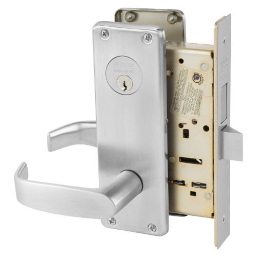 8225-WTL-26D Sargent 8200 Series Dormitory Mortise Lock in Satin Chrome