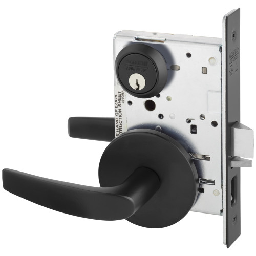 8255-LB-BSP Sargent 8200 Series Entry/Office Mortise Lock in Black Suede