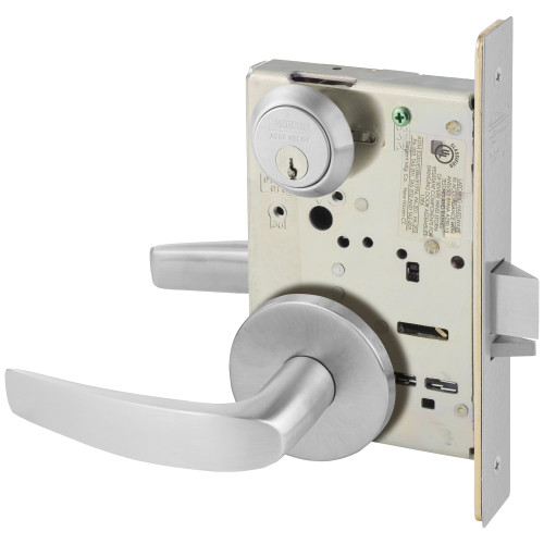 8237-OB-26D Sargent 8200 Series Classroom Mortise Lock in Satin Chrome