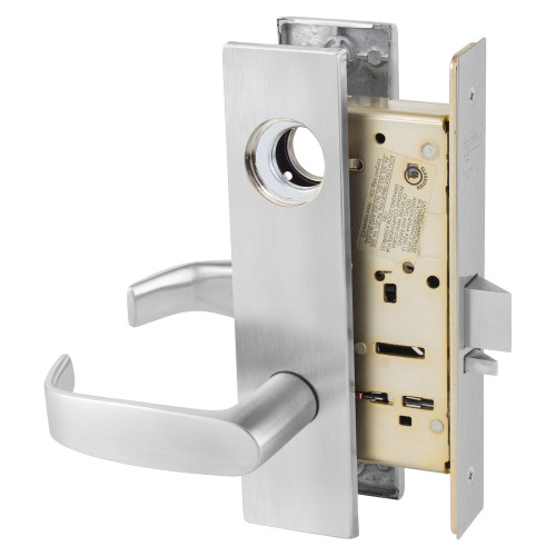 LC-8204-LW1L-26D Sargent 8200 Series Storeroom Mortise Lock in Satin Chrome