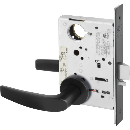 LC-8204-LNB-BSP Sargent 8200 Series Storeroom Mortise Lock in Black Suede