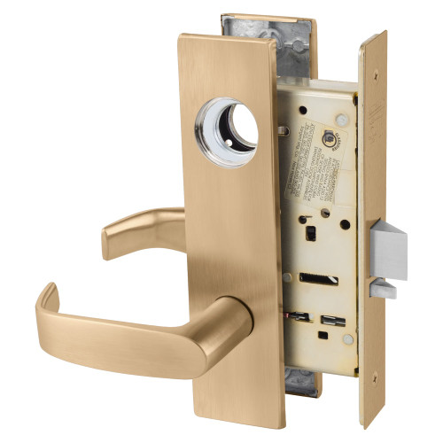 LC-8205-LW1L-10 Sargent 8200 Series Entry/Office Mortise Lock in Satin Bronze