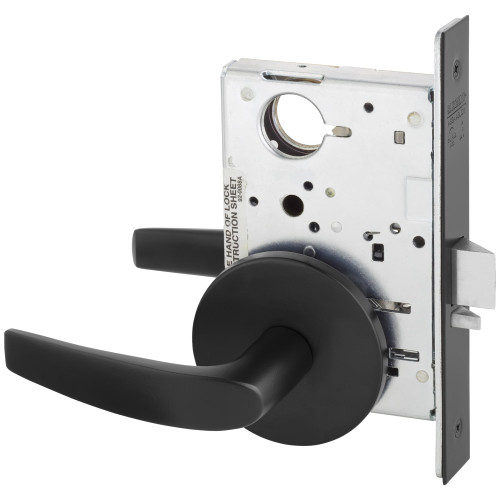 LC-8239-LB-BSP Sargent 8200 Series Classroom Mortise Lock in Black Suede
