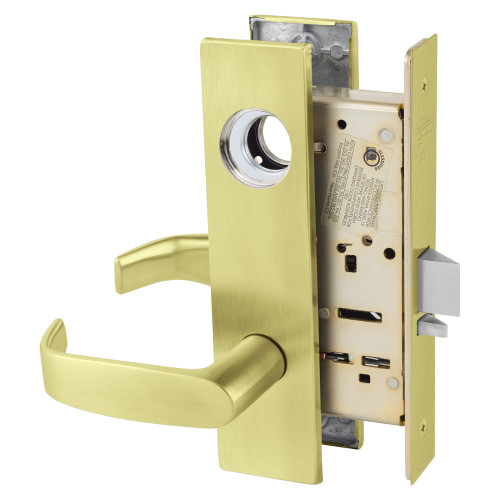 LC-8237-LW1L-4 Sargent 8200 Series Classroom Mortise Lock in Satin Brass